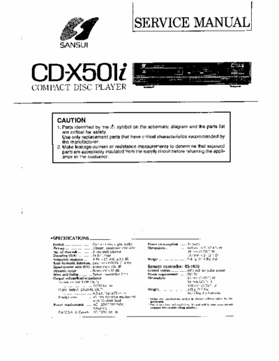 Sansui CDX501i cd