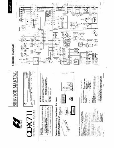 Sansui CDX711 cd