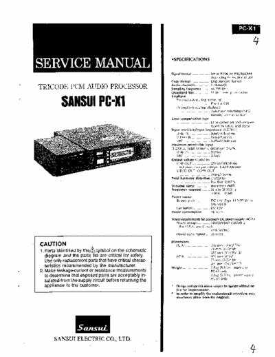 Sansui PCX1 audio processor