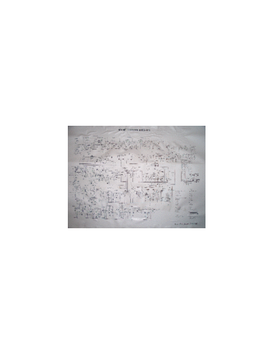 SANSUI 1000 SANSUI 1000 TUBE AMP SCHEMATIC PHOTO