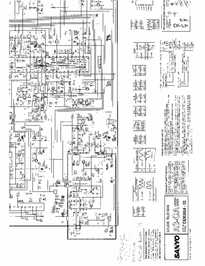 SSNYO CEM2054 Sanyo CEM2054 chassis A3-CA