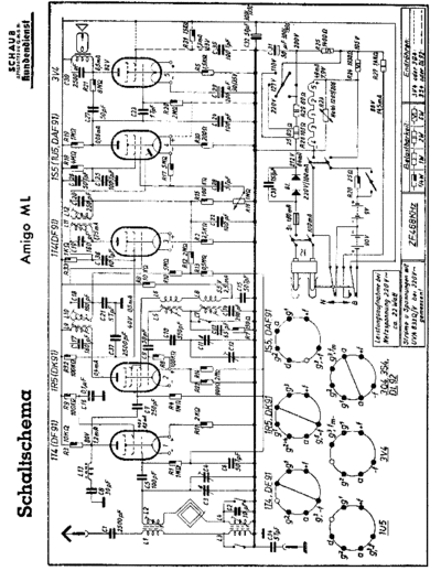 Schaub Amigo ML service manual