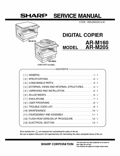 SHARP AR_5220 manual de serviço_AR_5220