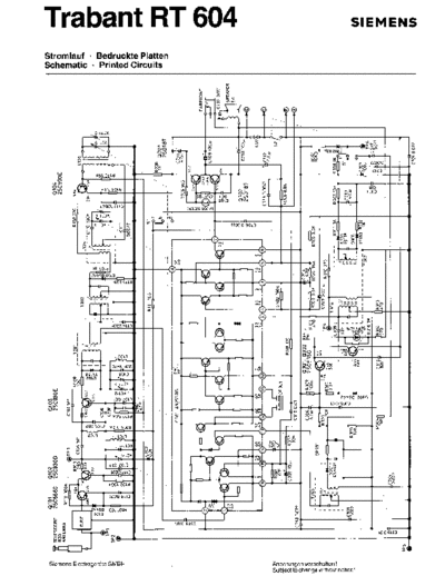 Siemens Trabant RT 604 service manual