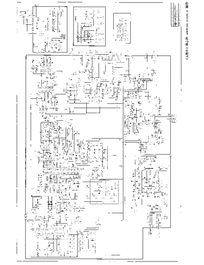 Skyworth  Micom - MN152810
Memory - ST24C04
SMPS - 2SD1545
SAW - K1952
Secam - AN5637
Delay - MN3868
Video - AN5195K-B
Vertical - AN5534
Teletext - CF72306 & CF70195
Sound - AN5265
Band - AN5071
TV/AV - LA7016 & LA7952
FBT - FCM-21A004
HOT - 2SD2499
RGB Amp. - 2SC2482