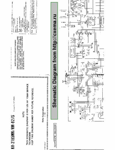 sony 2185 shema