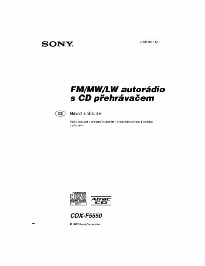 japan sony cdx-f5700 avto radiodisk sony cdx-f5700