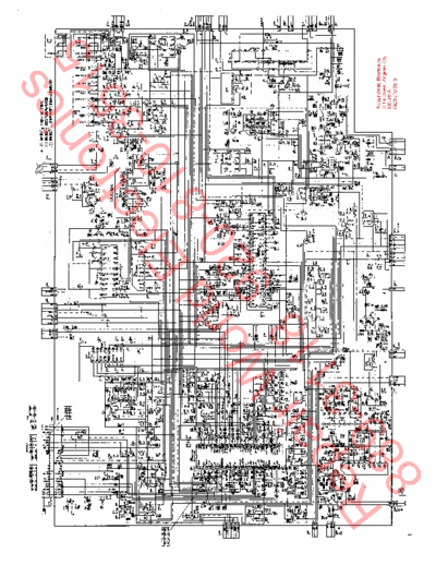 Sony KV-21GMR1 MKII Schematic for the TV set Sony KV-21GMR1 MKII.