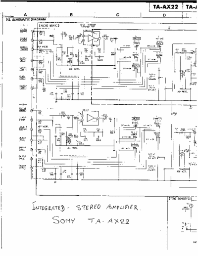 Sony TAAX22 integrated amplifier