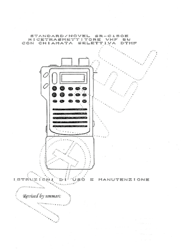 Standard C-150 User manual in italian language.