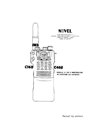 Standard C168-C468 Standard C168-C468 user manual IT by ummarc