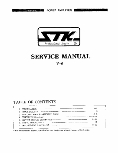 STK V6 amplifier