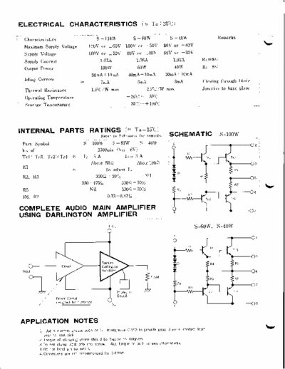 Kenwood TA-100WA Kenwood Amplifier Power AMP IC