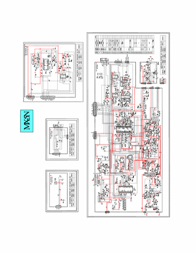 PANASONIC TC-20X3B, TC-21S98B schematics tv