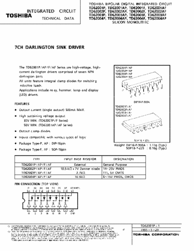 Toshiba td62003ap I found it in web, in case someone need it.