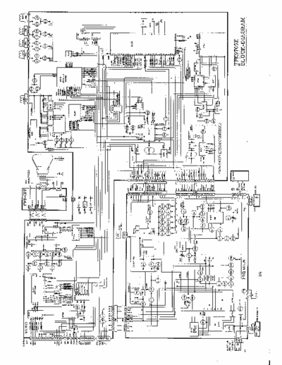 Mitsubishi TFK9705 This is schematic. I have on paper/book/ full Service 
Manual. Unfortunately have not scanner....sorry!