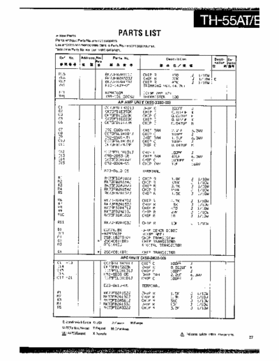 kenwood TH-55 TH-55 Schermatic