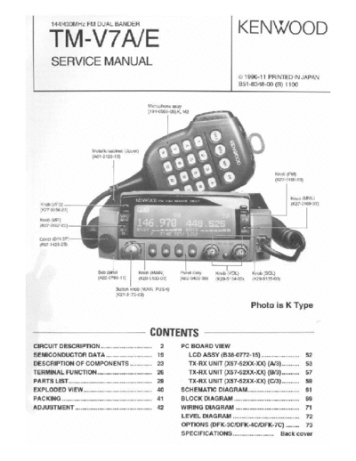 kenwood TM-V7A_E TM-V7A_E_Service_manual