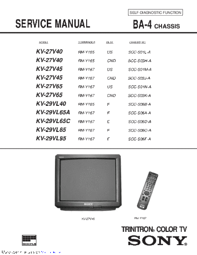 sony v-27v40 manual de servisio