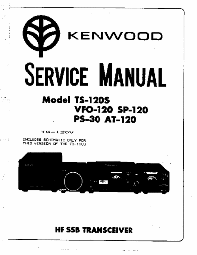 kenwood TS-120S TS-120S_Service_Manual