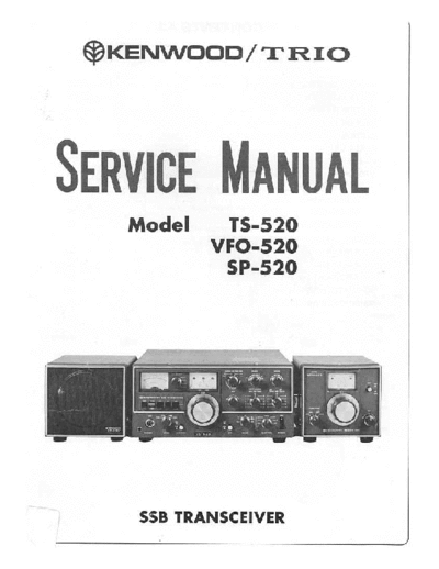 kenwood TS-520 TS-520 service manual