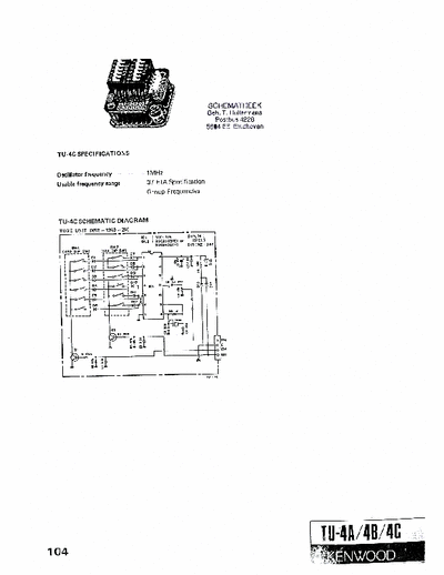 kenwood TU4A_TU-4B_TU-4C TU4A_TU-4B_TU-4C service manual