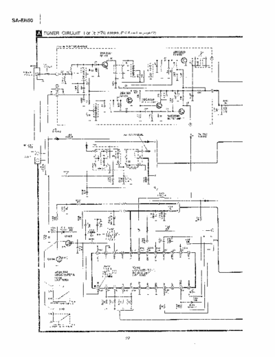 TECHNICS SA-EH60 TUNER-AMP schematics