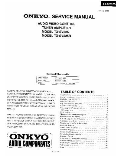 ONKIO TXS-V595 Service Manual