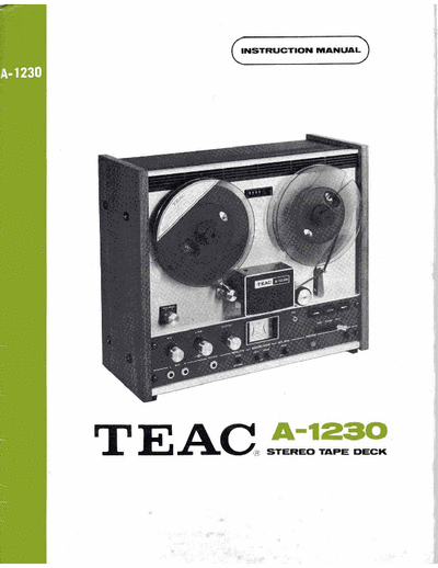 Teac A1230 tape deck