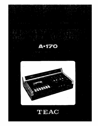 Teac A170 cassette deck