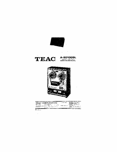Teac A6010GSL tape deck
