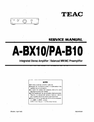 Teac ABX10, PAB10 amplifier