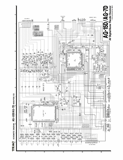 Teac AG7D, AG15D receiver