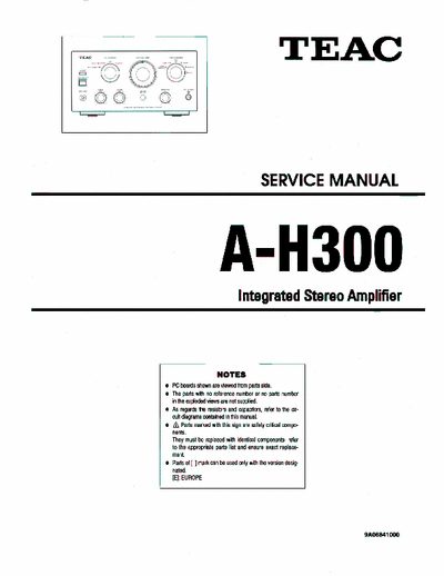 Teac AH300 integrated amplifier