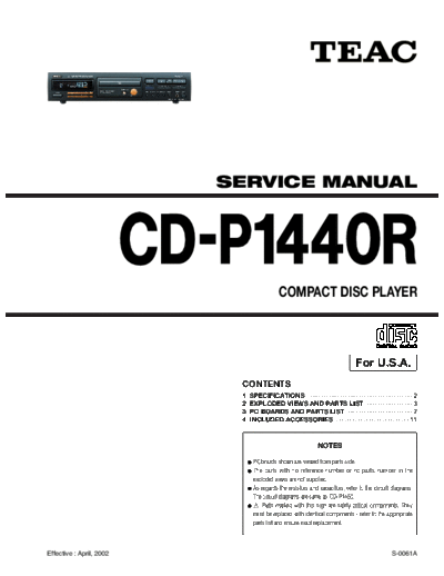 Teac CDP1440R cd (ver.docs)