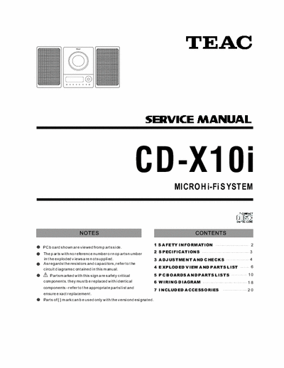 Teac CDX10i audio micro system (iPod dock)