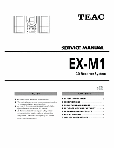 Teac EXM1 audio system