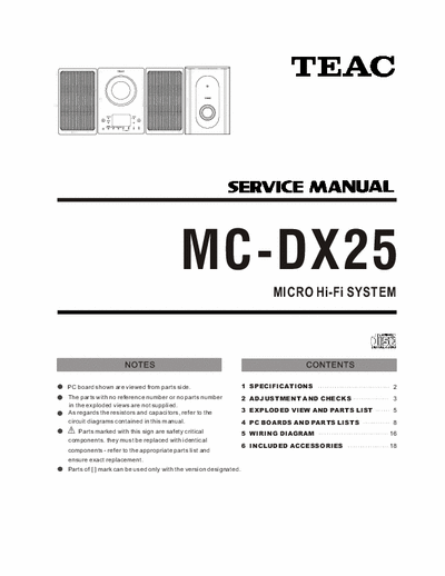 Teac MCDX25 audio micro system