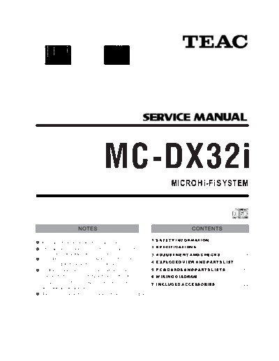 Teac MCDX32i audio micro system