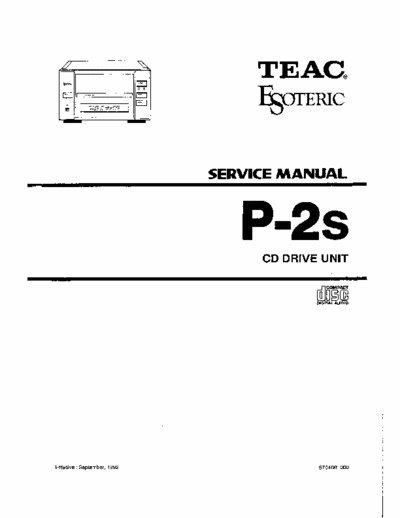 Teac P2S cd