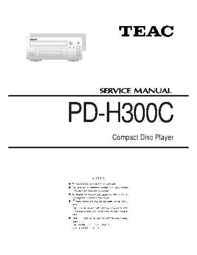 Teac PDH300C cd