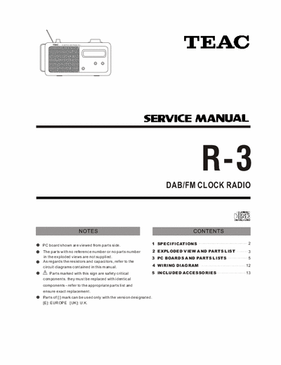 Teac R3 radio