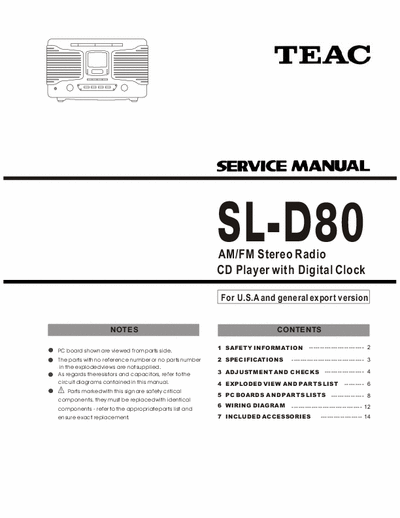 Teac SLD80 cd-receiver