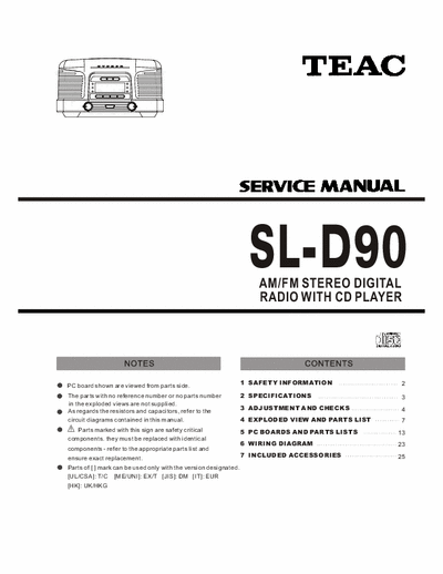 Teac SLD90 cd-receiver