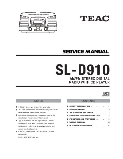 Teac SLD910 cd-receiver