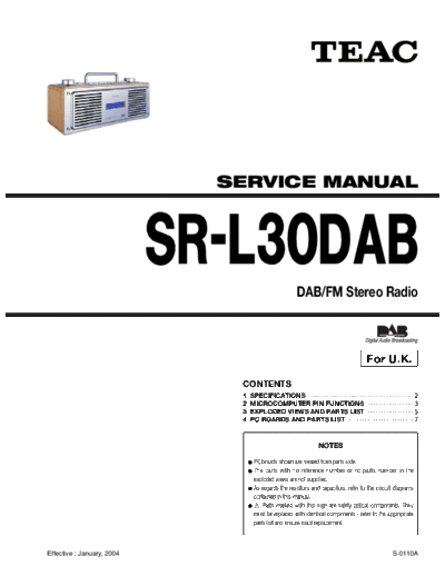 Teac SRL30DAB DAB receiver