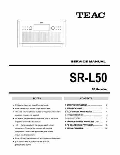 Teac SRL50 cd receiver