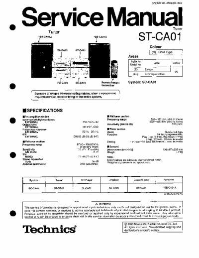 Technics STCA01 tuner