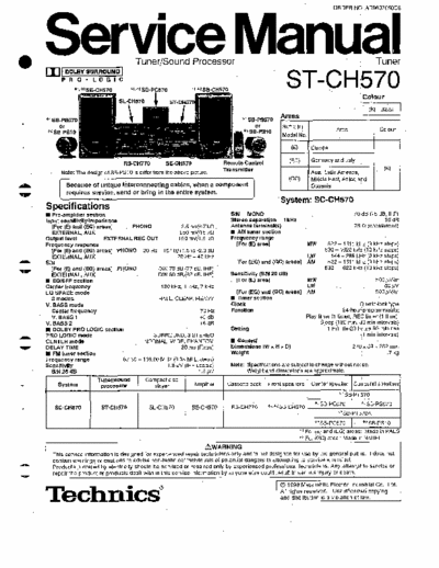 Technics STCH570 tuner