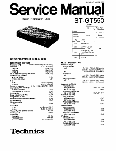 Technics STGT550 tuner